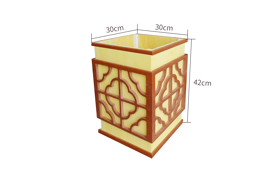 宫灯艺术花箱30*30*42cm